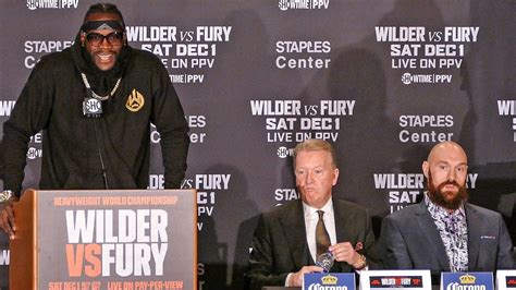 CHAOS!! Deontay Wilder vs. Tyson Fury FULL FINAL PRESS .